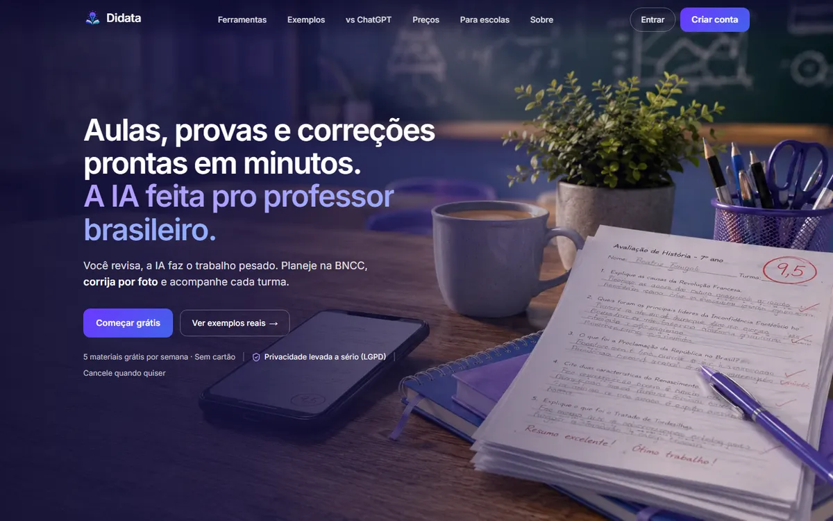 Didata, plataforma de IA para professores